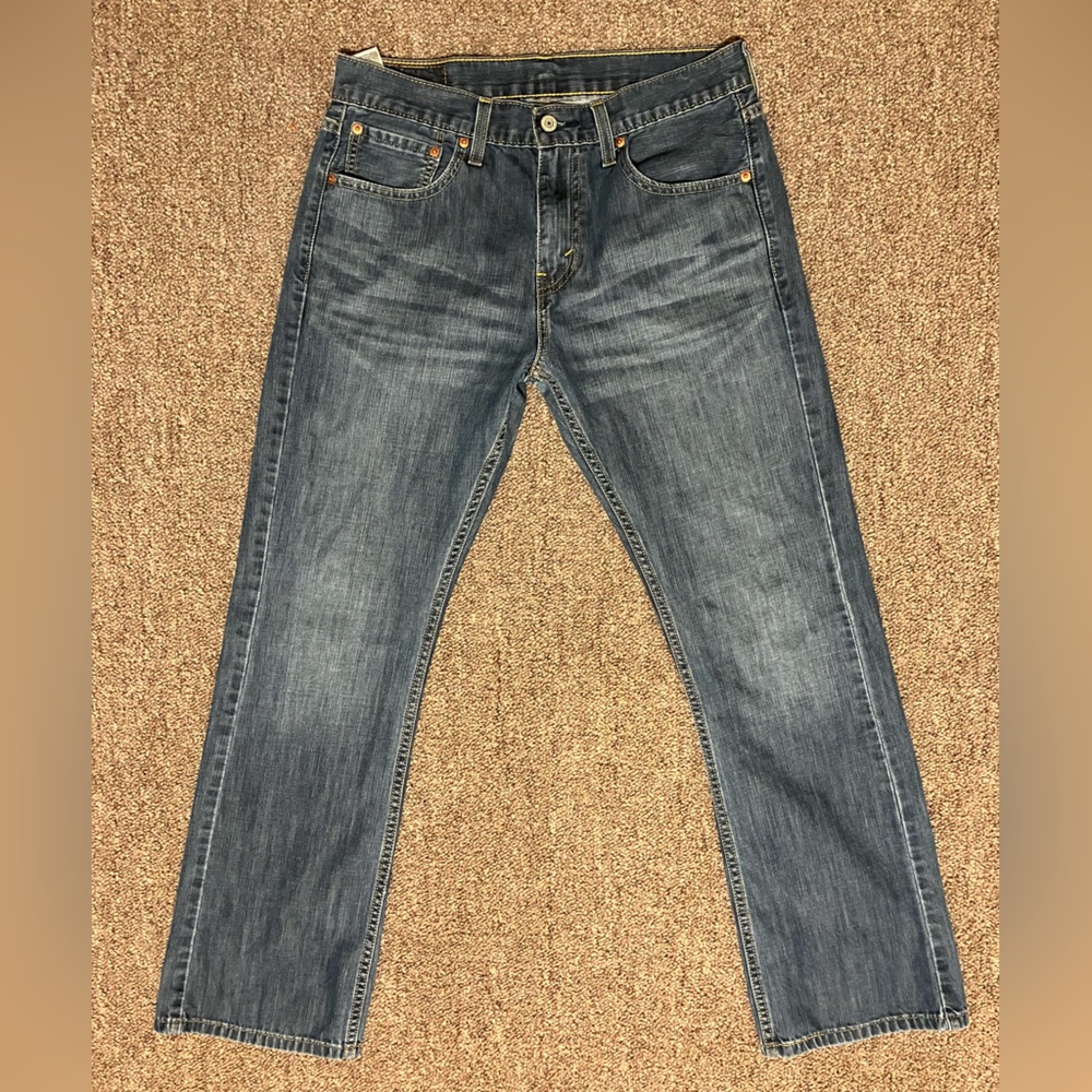 Levi’s 527 slim bootcut dark wash men’s jeans
